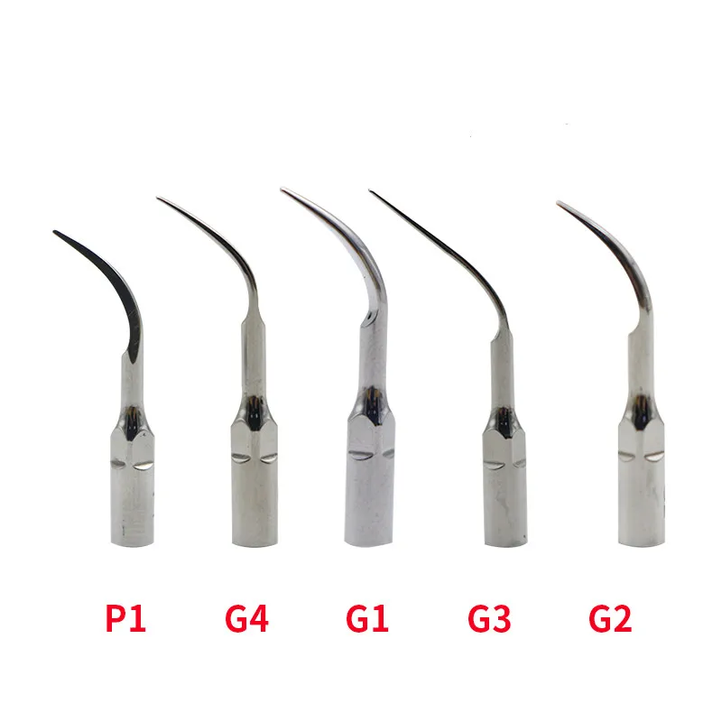 5 Pack G1, G2, G3, G4, P1, P3 Dental Scaler Heads for Woodpecker Ultrasonic Scaler Handpiece