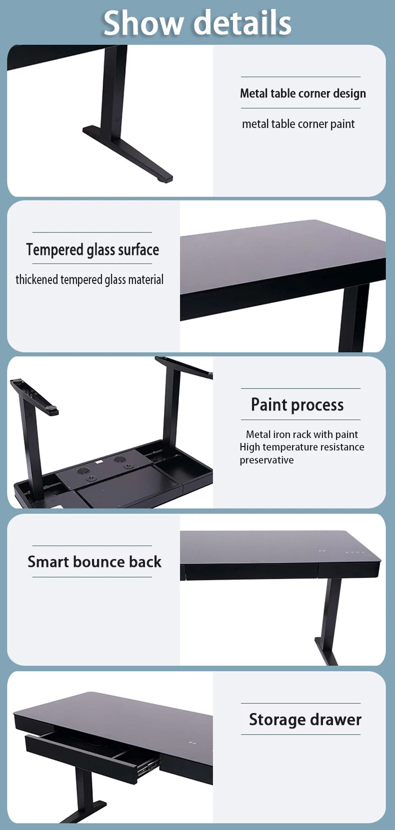 2022 Free Sample Freeshipping FengXiang2007 Ergonomic Office Electric Height Adjustable Sit To Stand Standing Desk