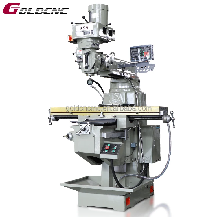 Gear head vertical milling 5H vertical turret type milling machine vertical turret milling machine manufacturers