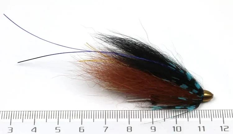 Brass Cone head Tube Juction Streamer Tube fly Fishing Flies Set For Salmon Trout Fishing