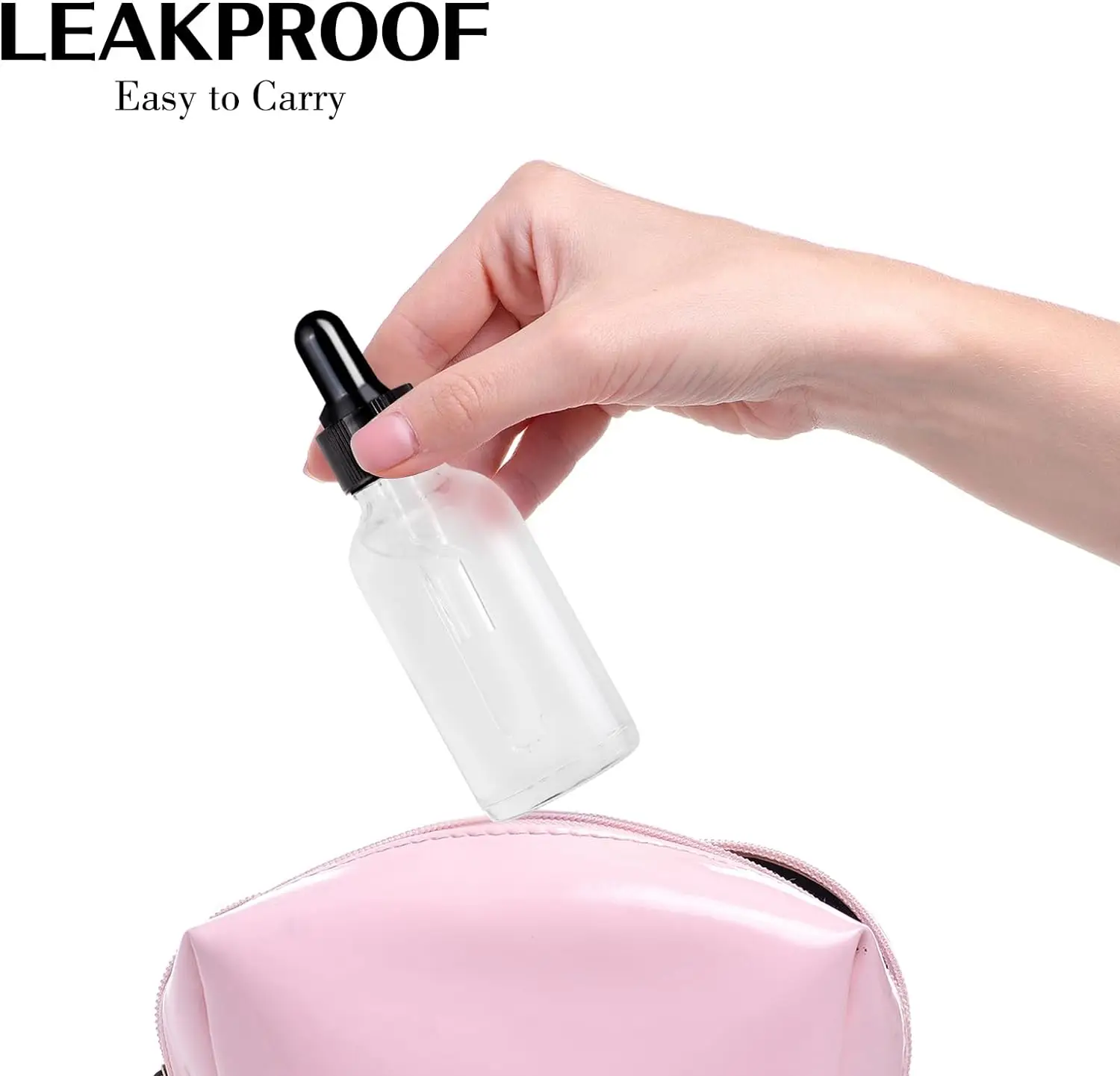 Hot Selling 1oz 30ml 50ml Transparent Glass Dropper Essential Oil Bottle Tincture Bottle with Dropper Pipettes