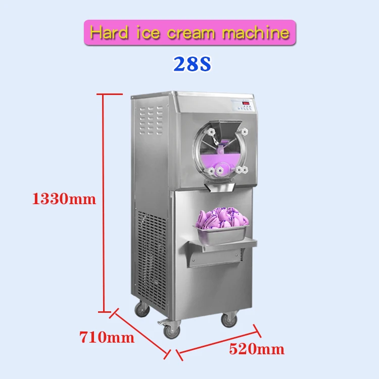 Jiangmen Kolice Refrigeration Italienne Ice Cream Machine Cheap Hard Ice Cream Gelato Machine Commercial