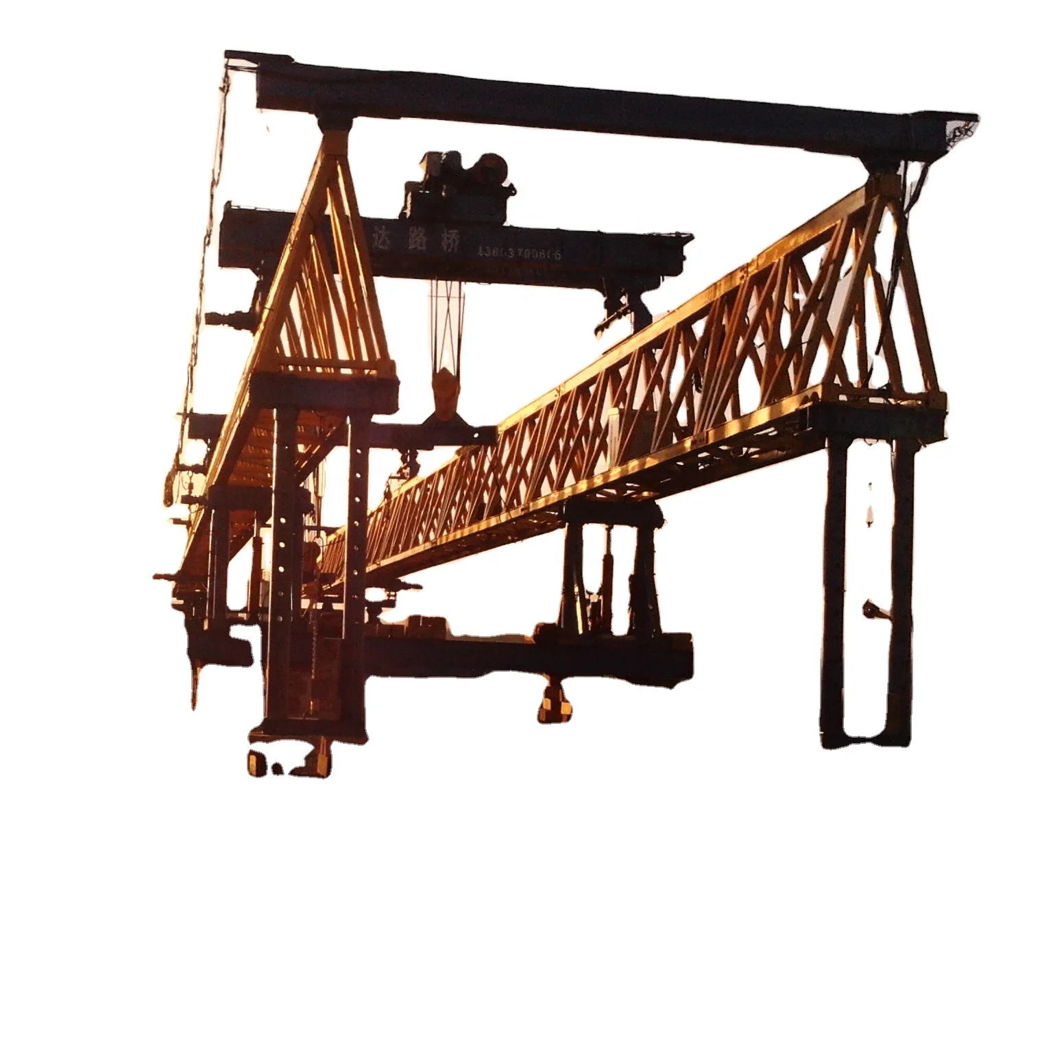 2024 Hot Product Freeway Construction used Launching Girder 100 120 150 160 180 200 ton Bridge Launching Girder Crane
