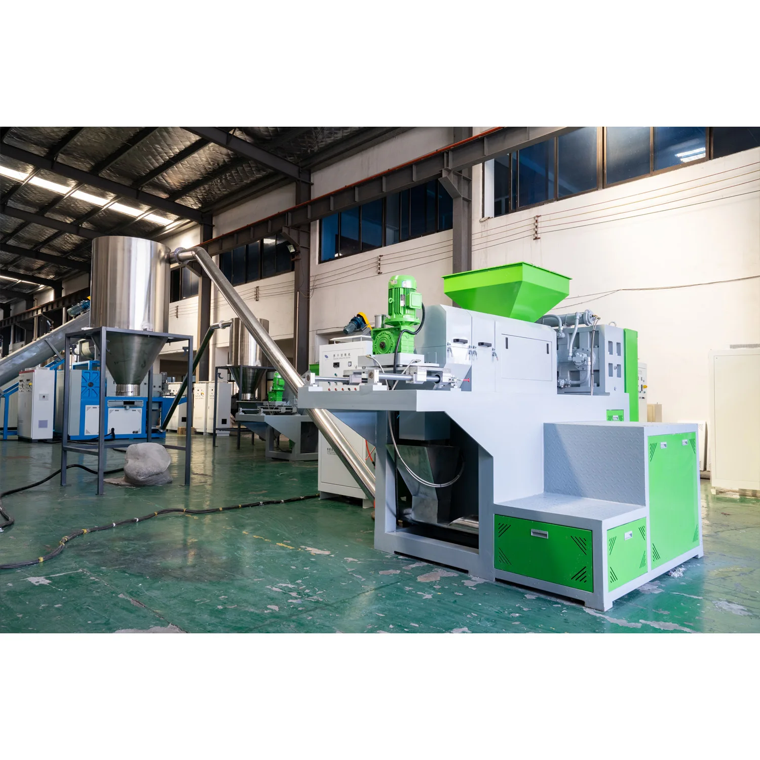 waste plastic squeezer pelletizing machine Plastic Squeezing granulator