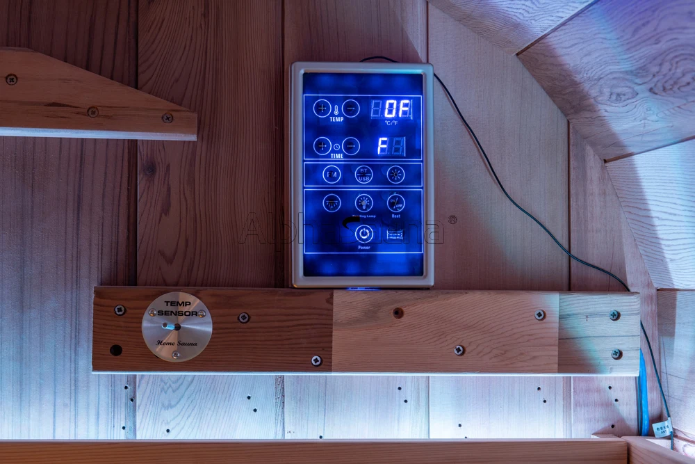 New Red Ceder 4 Person Outdoor Infrared Sauna Room For Sale