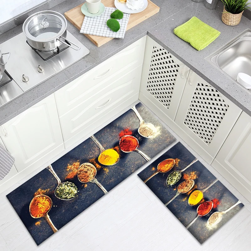 Wholesale Anti Fatigue Kitchen Rug Set Non Slip Cushioned Kitchen Floor Mat Waterproof Comfort Standing Kitchen Mat Adult Plasti