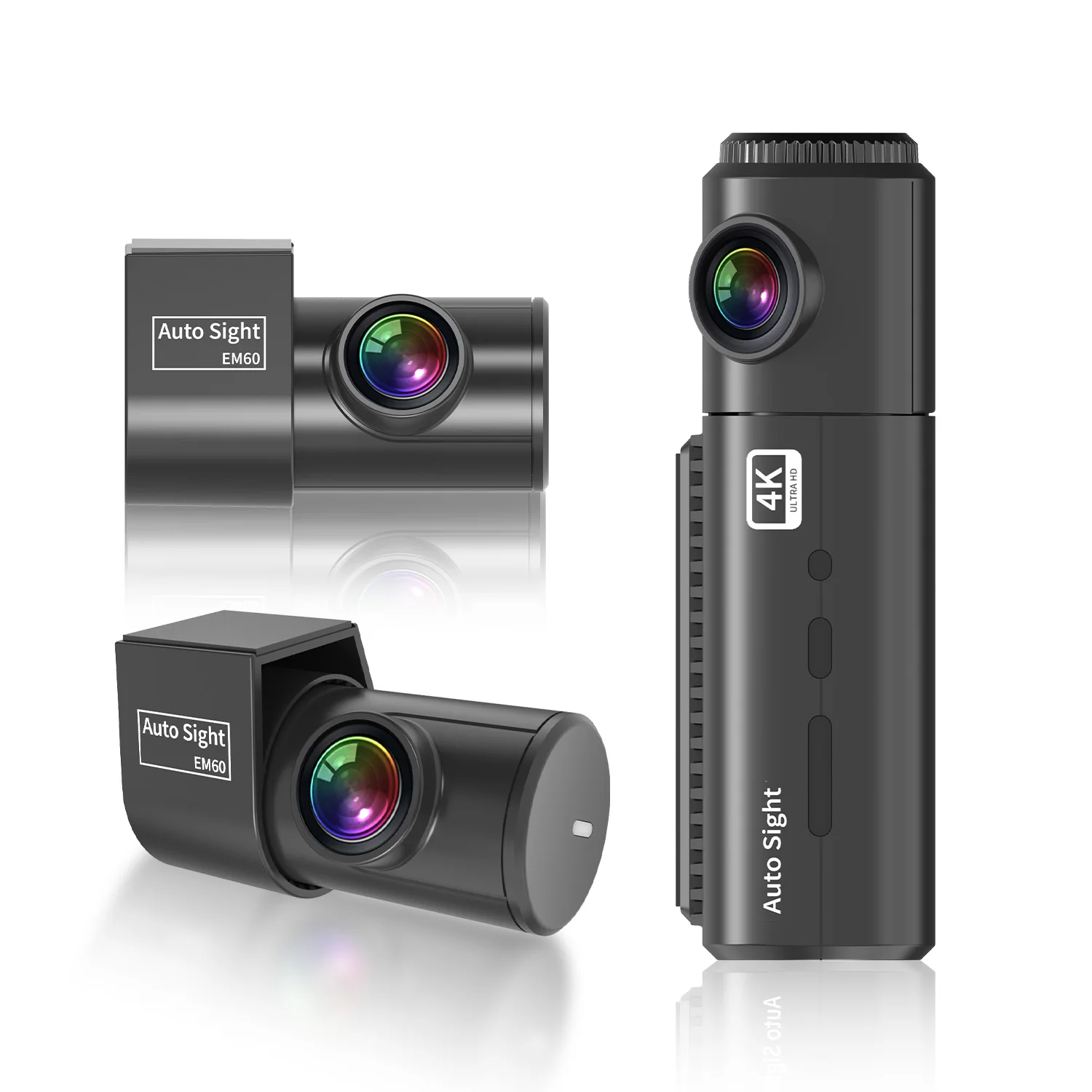Автомобильный прицел 4K Wifi Connection Dash Cam Передняя и задняя двойная Автомобильная камера Dashcam с датчиком Sony