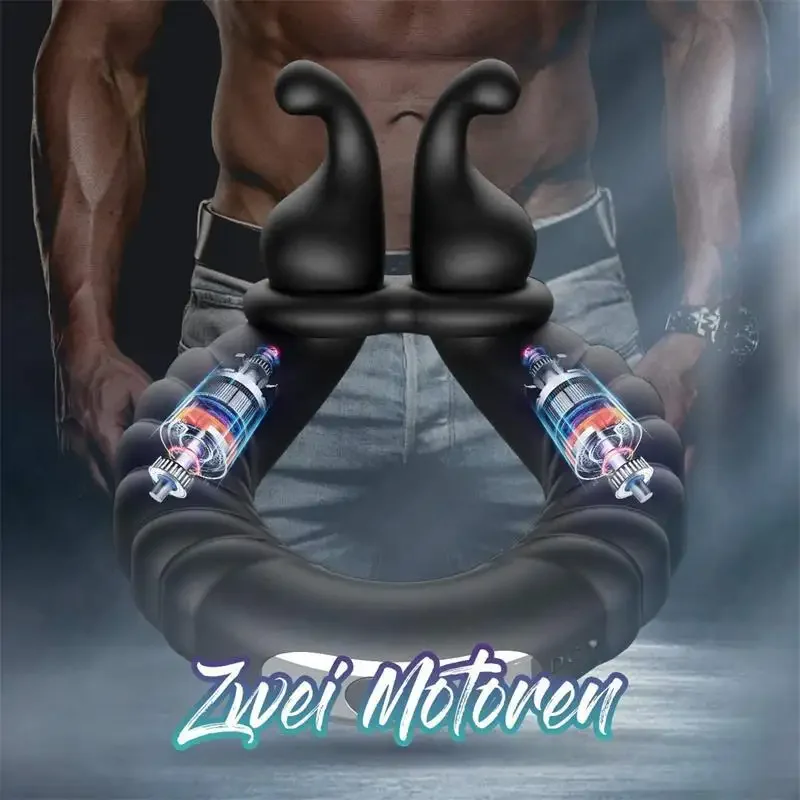 Rechargeable Silicone Male Sperm Lock Ring Snail Shape Delay Ejaculation Vibrating Penis Ring Sufficient Stock Available