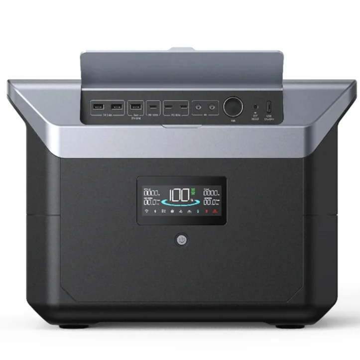 OEM ODM 1800Wh 2400Wh Emergency power supply lifepo4 portable power station  generator with solar