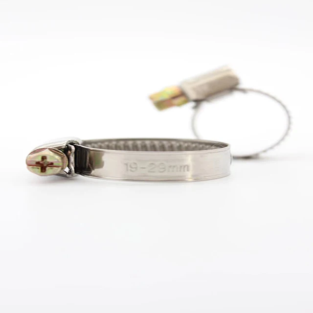 high quality 201 304  Stainless Steel German Type Adjustable Hose Clamp Hoop