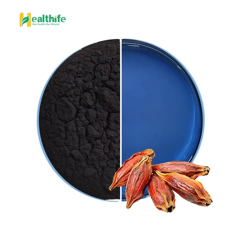 Natural Food Coloring Gardenia Fruit Extract E100 Gardenia Blue