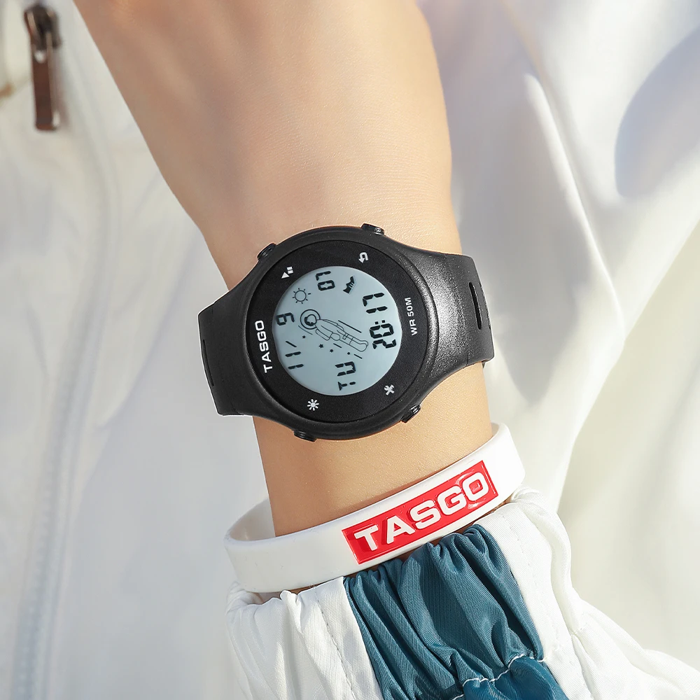 2022 TASGO New Fashion Waterproof Analog Digital Sport Wrist Watches for Boys And Girls