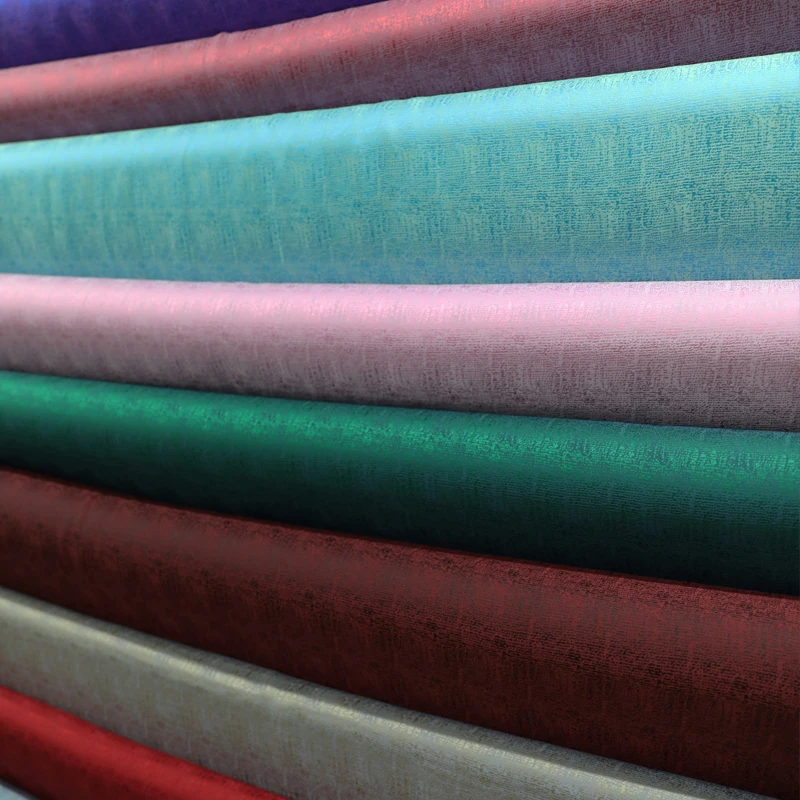 Jacquard Heavy Crepe De Chine Silk Fabric Multiple Colors 100% Natural silk 21mm Heavy Silk CDC Fabric For Skirts