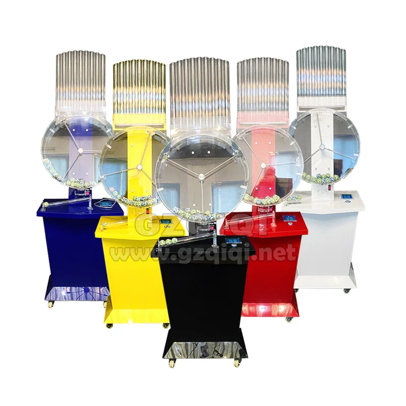 Lottery Machine by Mechanism in 5 colors for 90 balls lotto game lucky draw