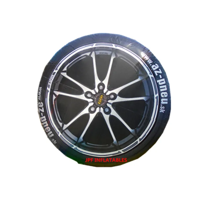Many Size Air Sealed Inflatable Car Tyres For Advertising, Airtight Inflatable Car Tires For Sports Event
