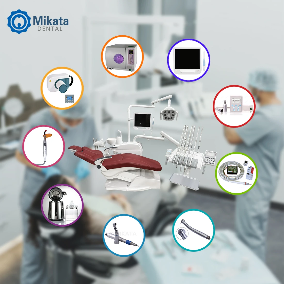 Foshan Mikata Export dental autoclave sterilizer class n DE-515 dental autoclave for Hospital used