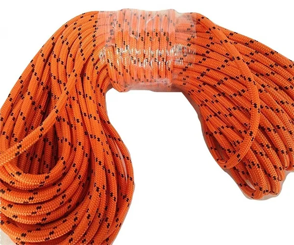 Custom Size PP Multifilament Solid Braid Nylon Rope for Rock Climbing