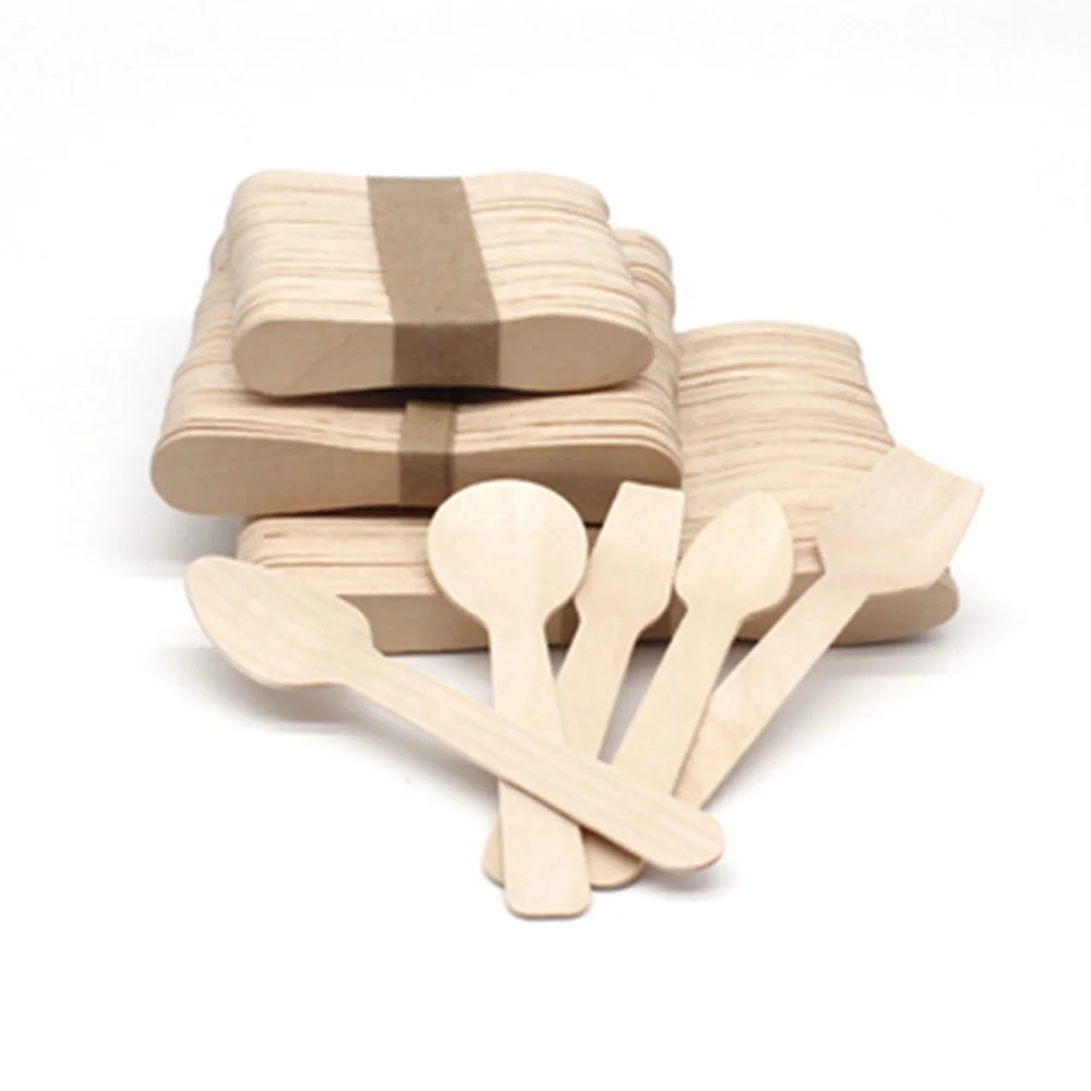 Manufacture Wooden Popsicle Sticks Wooden Honey Stick for Ice Cream