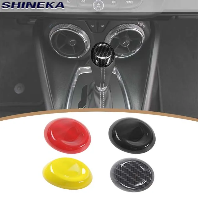ABS Car Decorative Accessories Gear Headpiece Gear Shift Knob Cover Trim For Chevrolet Camaro 2017+