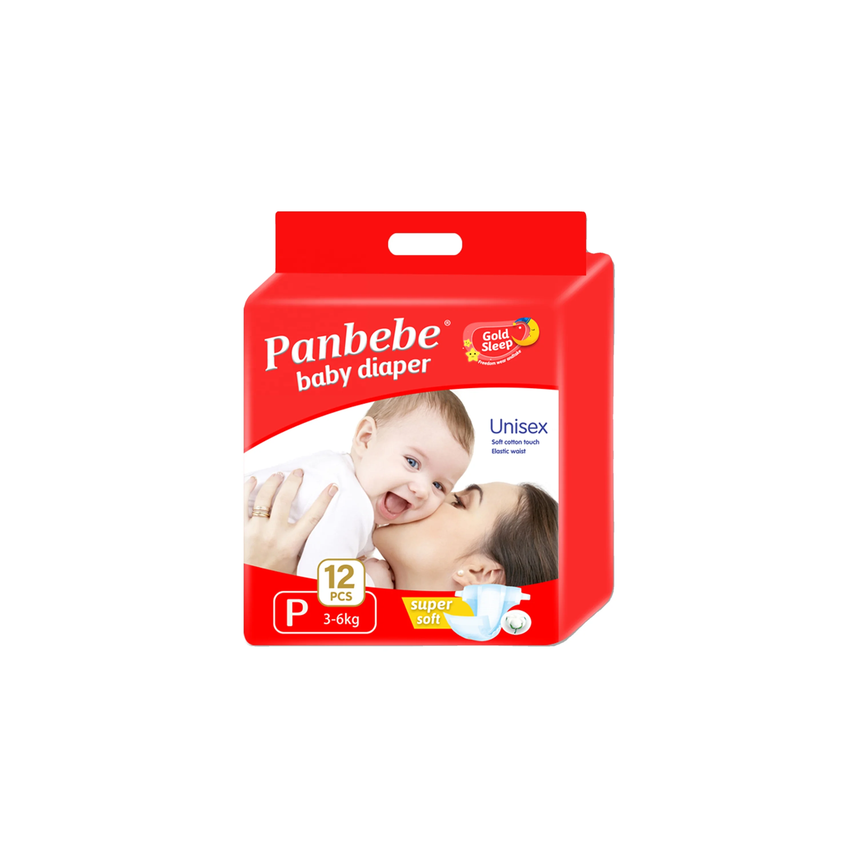 Competitive Price Disposable 100% Cotton Printed Baby Diaper Manufacturer from China