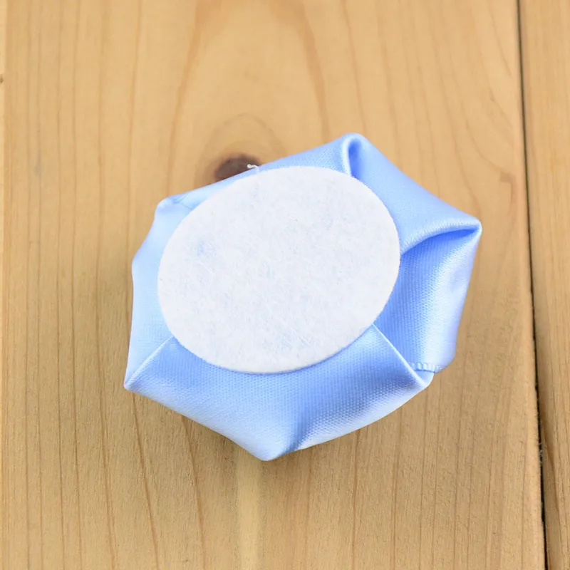 Large size 5cm satin rosette flower 39Colors high quality fabric craft Satin Rosette Flowers 50 Pcs/lot