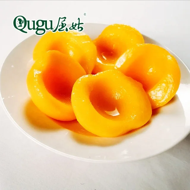 Premium Quality Delicious Factory Price Canned Peach Canned Foods Canned Fruit Canned Yellow Peach Halves