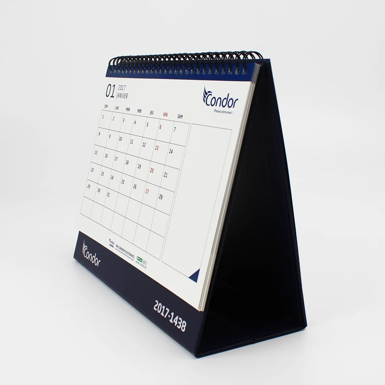 Custom Printing Paper Table Calendar High Quality Custom Designed Desk Calendar Printing Mini Size Paperboard Wall Calendar