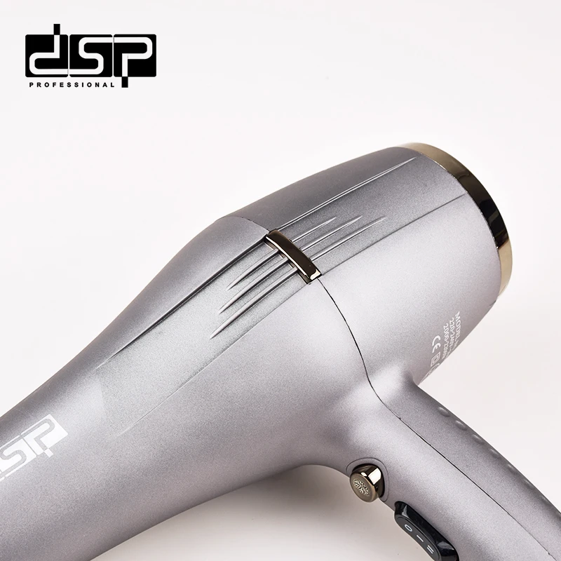 DSP Multifunctional Adjustable Temperature   Extreme Wind Speed Nice Shape Black Hanging Loop Hair Dryer