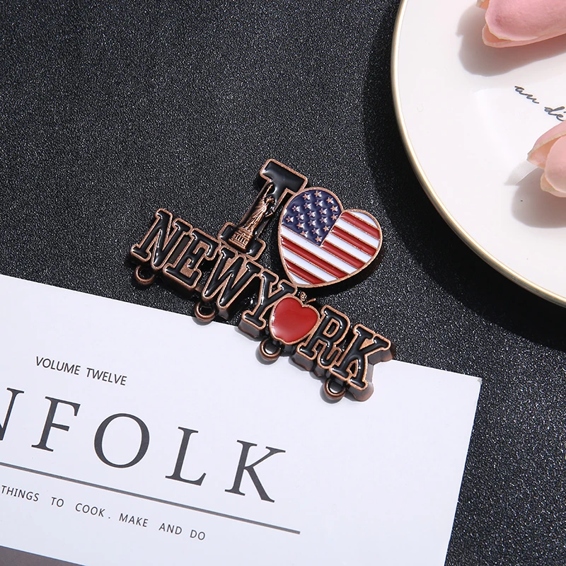 Chrysler Building Statue of Liberty Empire State Building New York Souvenir Metal Fridge Magnets