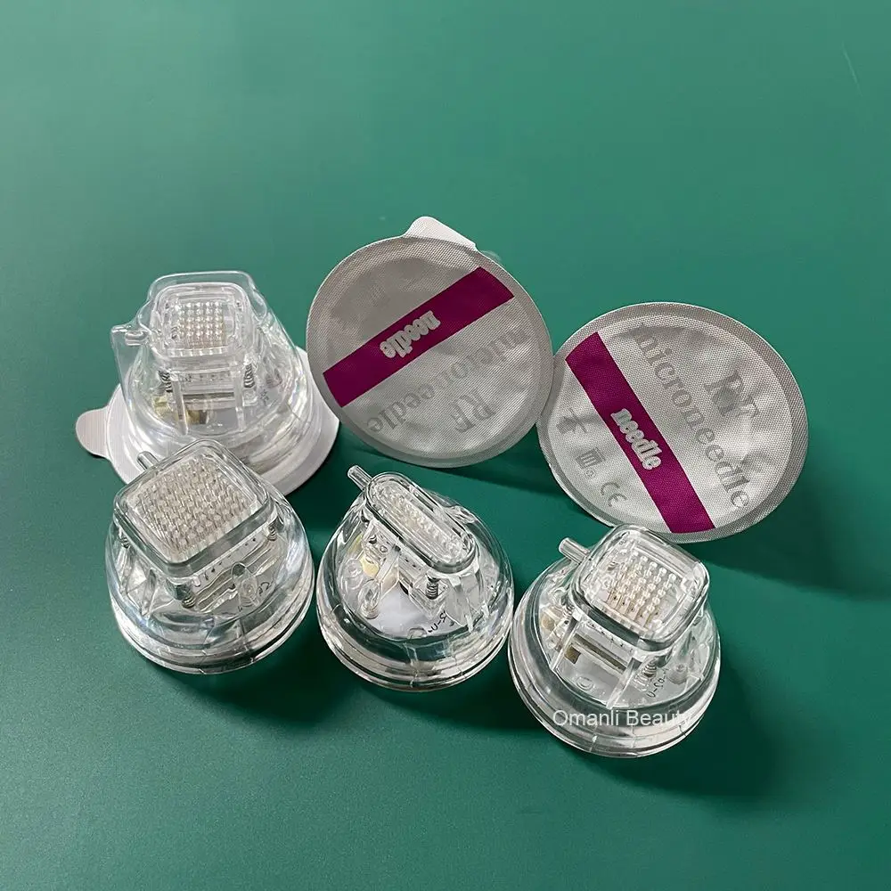TOP Factory Supply Fractional RF Microneedle Cartridge 10/25/64 Pins / Nano Chip /Disposable Head Microneedle