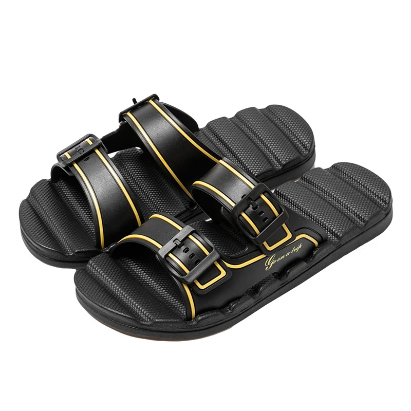New models wholesale high quality men slippe korea low prices buckle low prices blank-slide-sandal customize sandals 47#