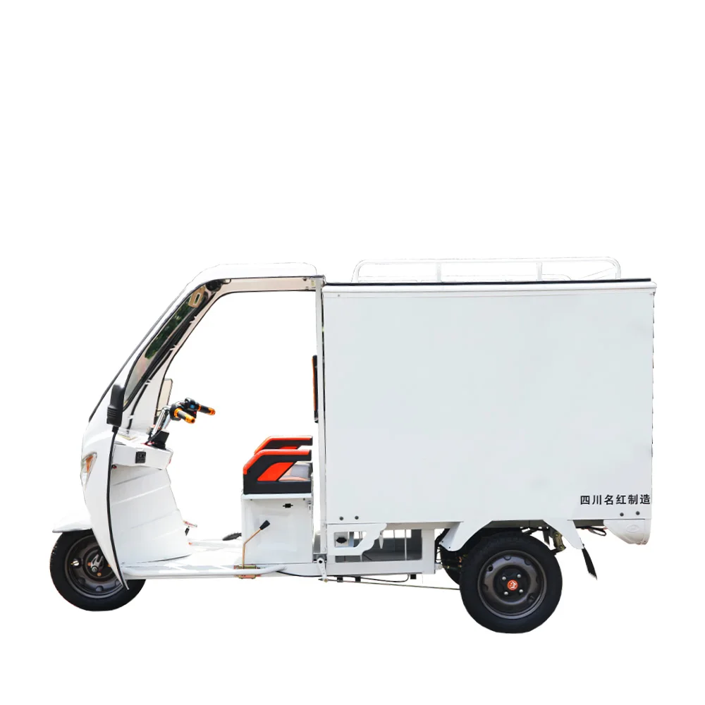 3 Wheel Electric Express Tricycle Cargo Bike Enclosed Adult Tricycles
