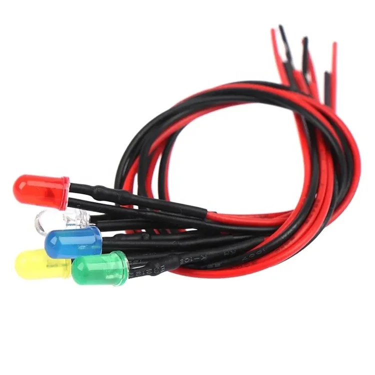 Customized DC 12V LED Diodes Prewired Emitting Diodes LED Light Lamp