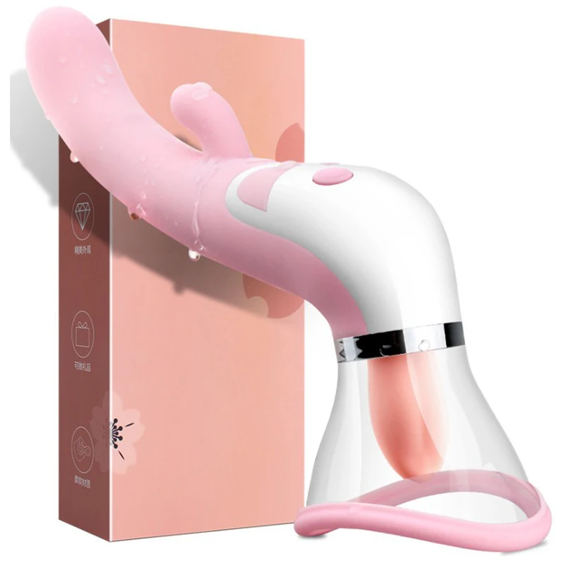 
Amazon Hot Realistic Strong Vibration Multispeed Double Sucting Clitiris Vibrator Sex Toys Dildo Vibrators Penis 