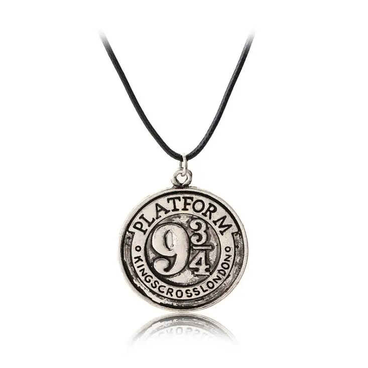 Harry a Potter series 9 3/4 Resurrection Coin 934 Necklace European and American TV peripheral series accessories