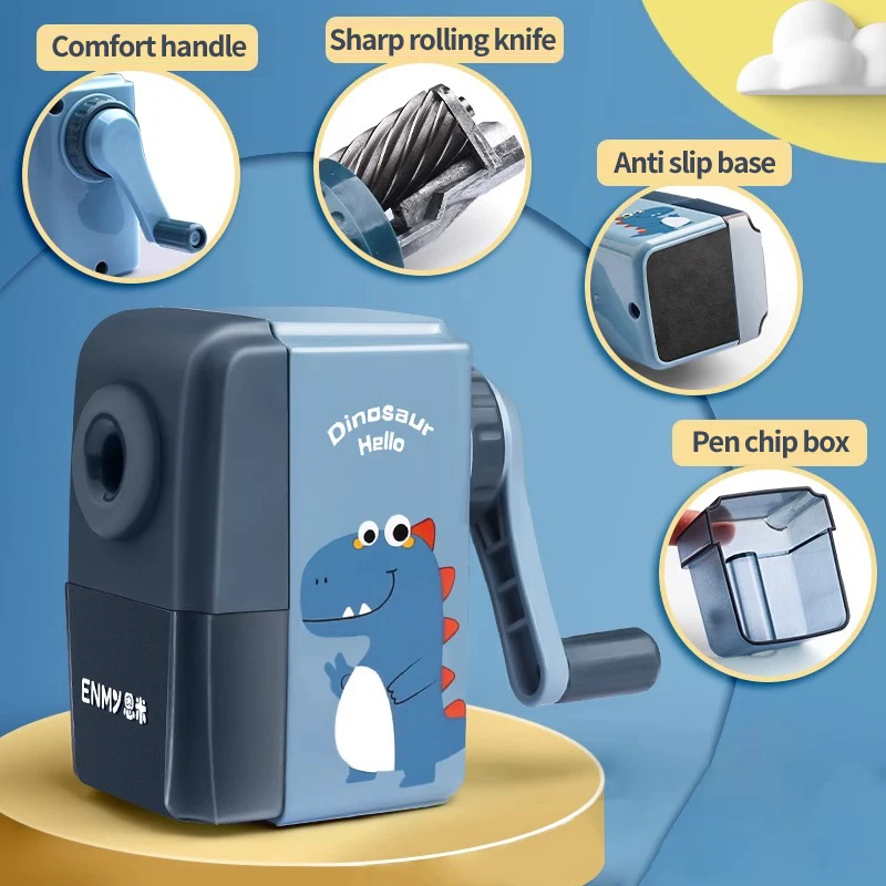 Wholesale Creative Manual Pencil Sharpener School Student Cartoon Mechanical Pencil Sharpener