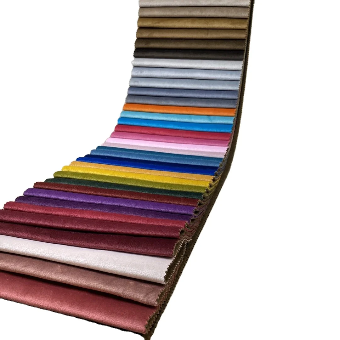 NIRVANA  -PALACE  PALERMO TIFFANY  China product multi-colors design 100% polyester holland velvet textile fabric for sofa