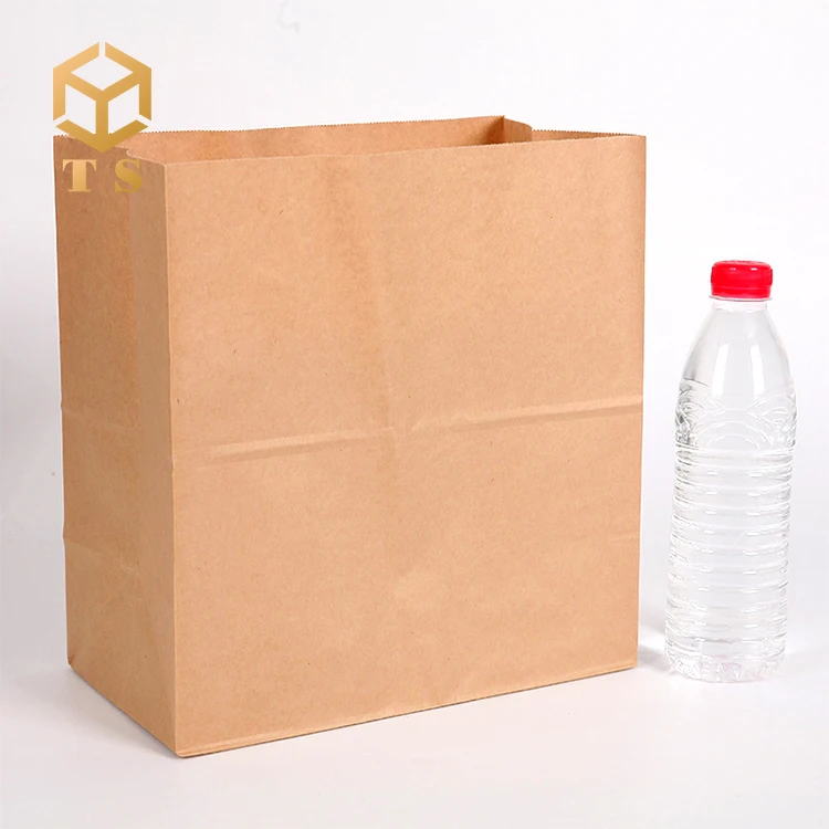 
Design Logo Size Bakery Food Printed White Kraft Bread loaf packing Packaging Paper Bag 