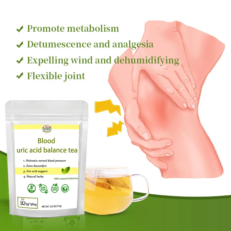 Strengthen Kidney Uric Acid Support Herbal Organic Tea Healthy tea Blood uric acid balance tea