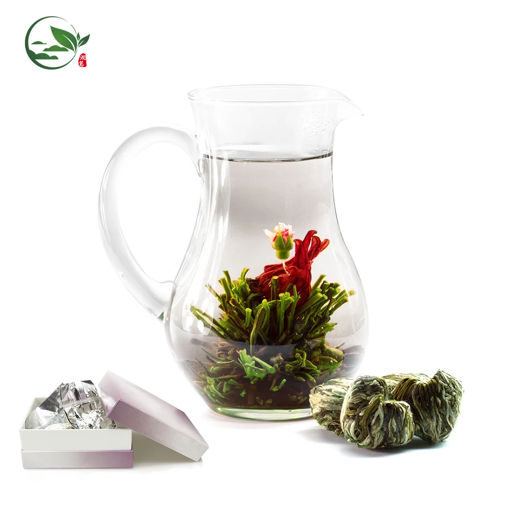 Free Sample Bulk Roselle Dried Rose Chrysanthemum Flower Green White Blooming Tea Ball