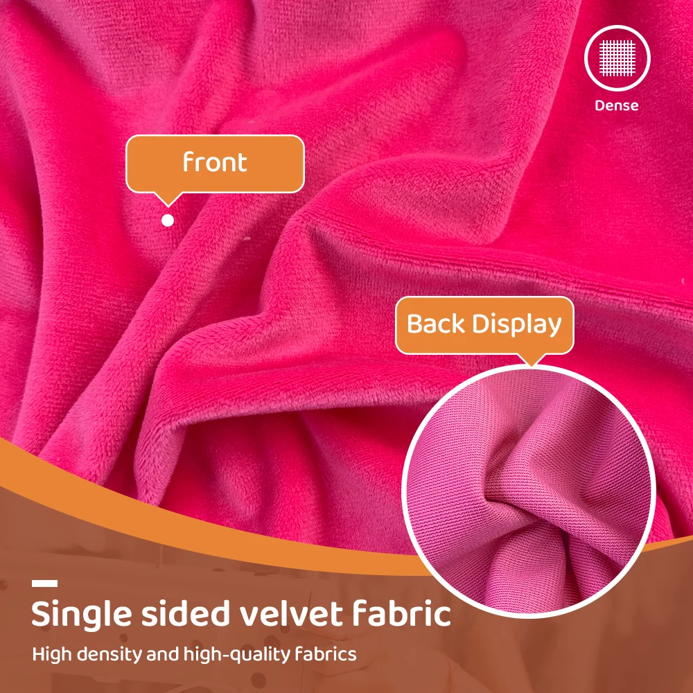 1mm pile Cotton Doll Skin Fabric Factory Special Skin Color Fabric Crystal Super Soft Short Plush fabric Diy Handmade Cloth