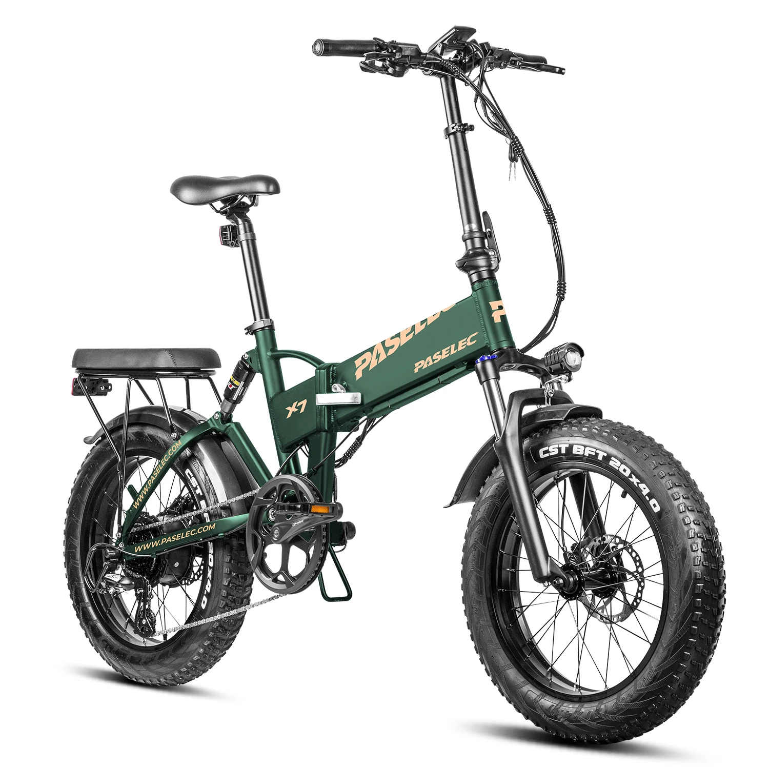 PASELEC Foldable Fat eBike Hidden Battery Ebike electric folding bike Regenerative  System