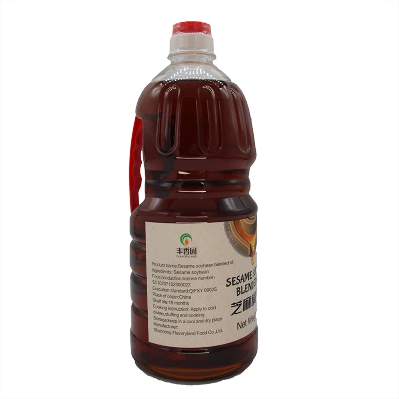 1.8L 100% blended bulk Sesame Oil   Free sample natural cooking Sesame edible  oil Cooking oil