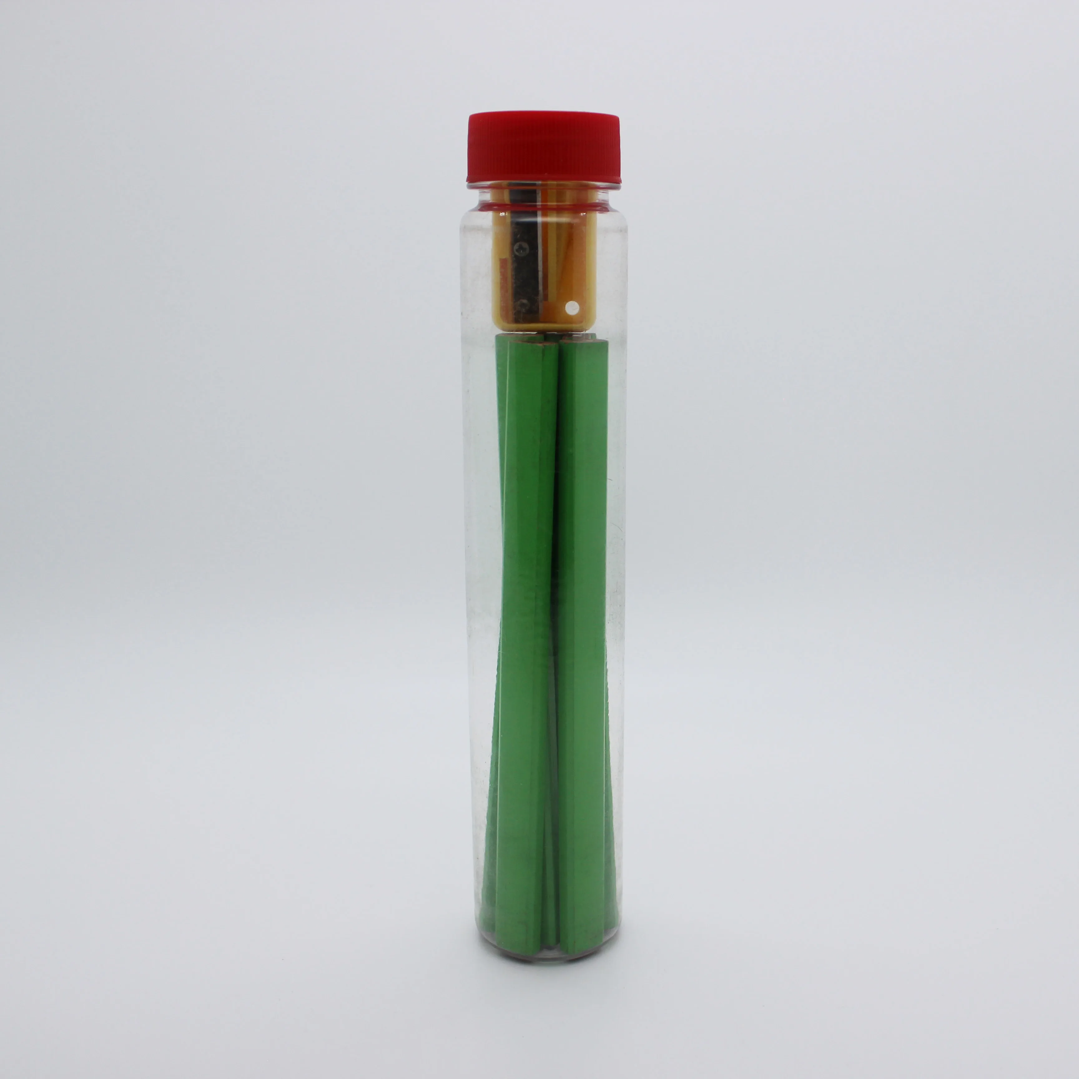 Professional HB Medium Carpenters Pencil HB Worker Pencils Set Single Color Barrel Pencils With Customized Paper Box