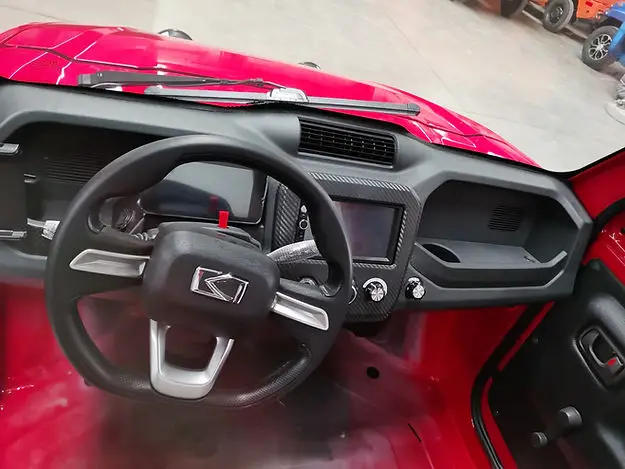 Mini Electric Car Pickup Delivery Truck for Cargo  4 Wheel Electric truck Car Single row Left hand driving 5kw motor 2 seats