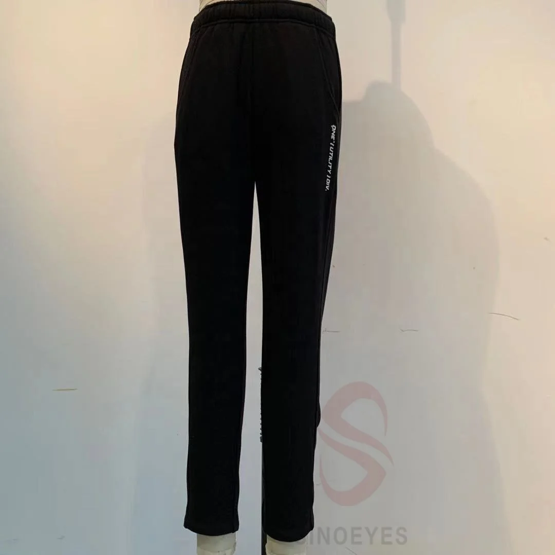 Повседневные штаны для бега из ткани с высокой плотностью и карманами