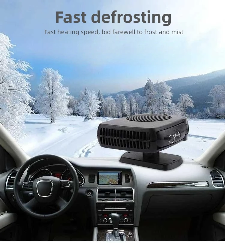 YD0608 Vehicle-mounted multi-function 12v portable car heater fan smart  heater 12v heater