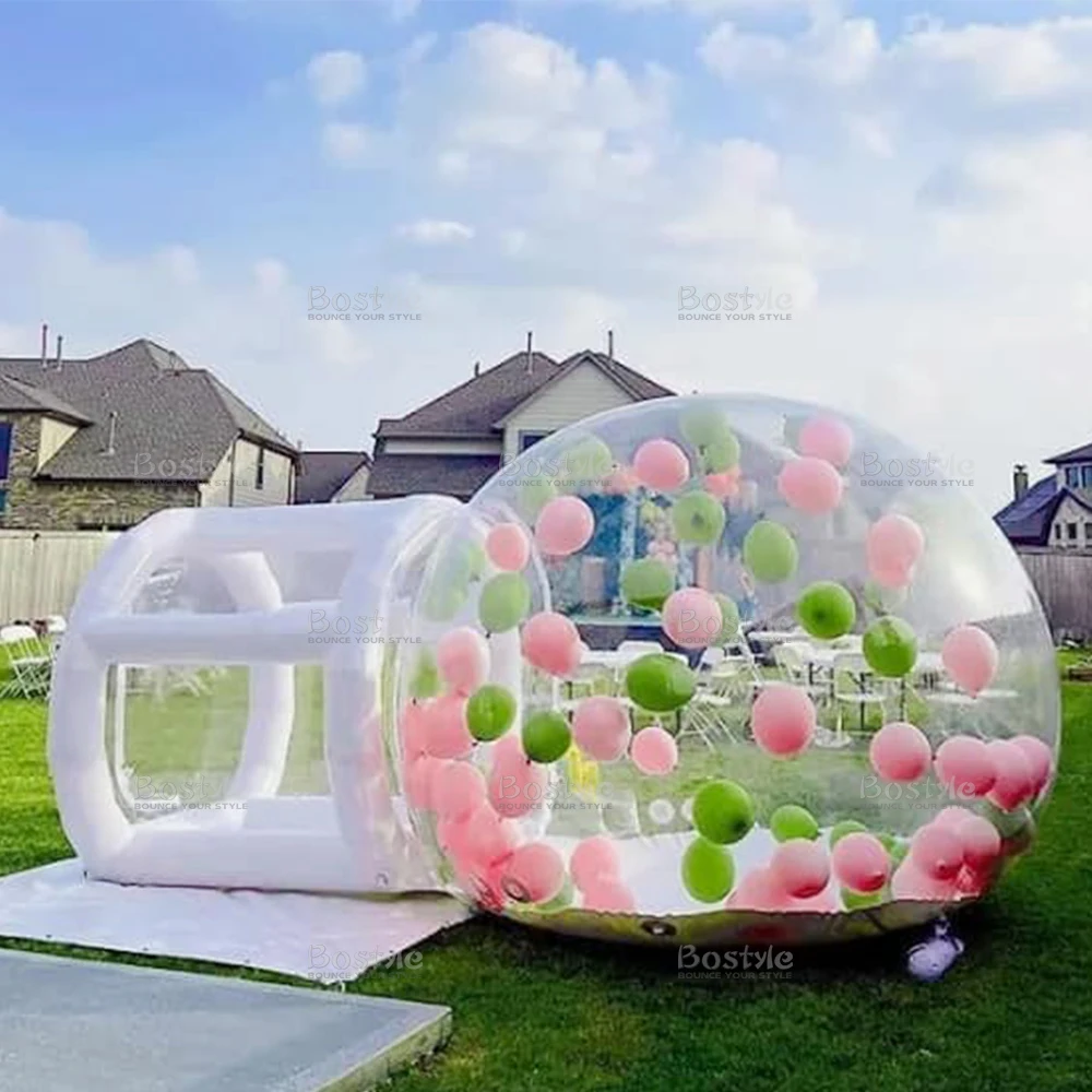 Kids Party Balloons House Giant Clear Inflatable Dome Bubble Tent Transparent Inflatable Bubble Balloons House