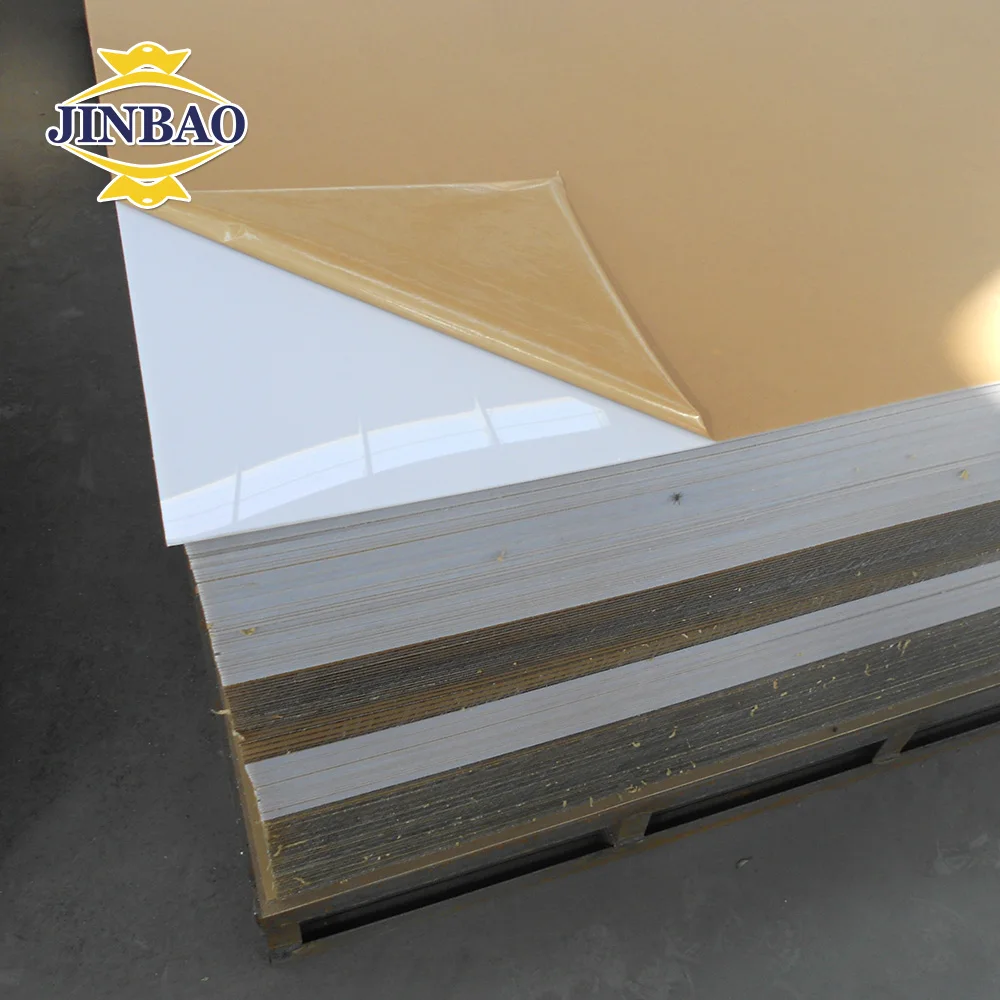 JINBAO  Manufacturing Customized size clear 4ft*8ft 100% transparente color white price colour frosted acrylic sheet
