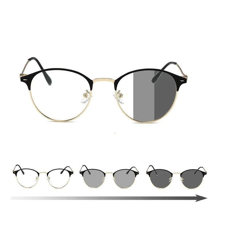 Korean Photochromic Glasses / Anti Radiation 2 In 1 Photochromic Blue Ray Photochromic Men Women 1920